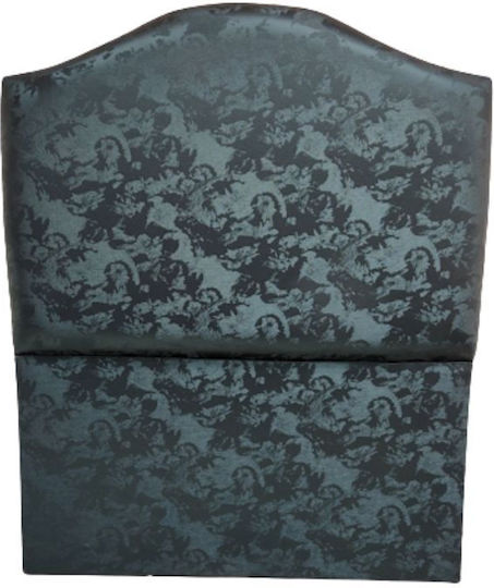 Jgs S.a No4 Bed Headboard Leather Petrol Blue Black 90cm X 7cm X 112cm