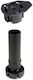 Plastic Kitchen Furniture Leg Emuca Divisible Black 223-3911817#48 100-130mm