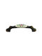 Möbelgriff Gem Mz 1265 96mm Bronze Rosa Blumen