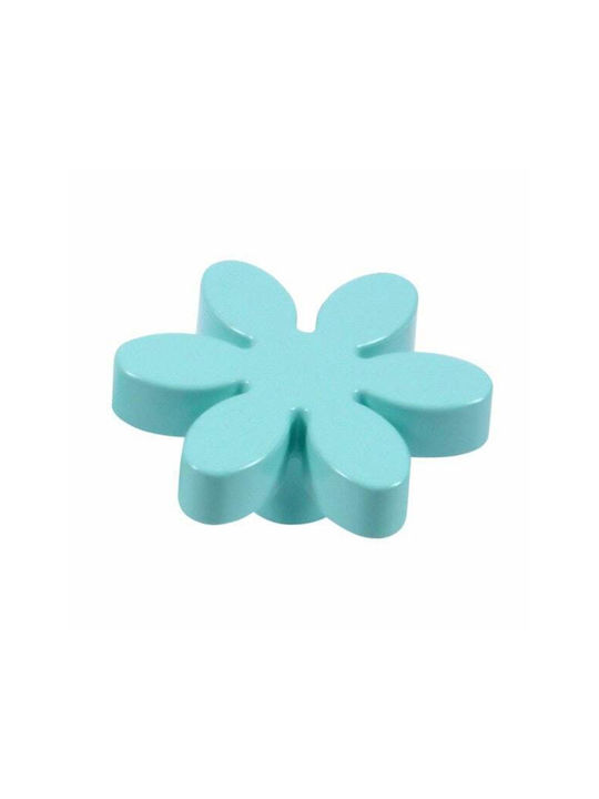 Kids Knob Casadino Flower Light Blue 5.5 Cm