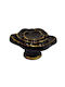Porcelain Italian Furniture Knob Premiere 1332-oro1 Ø64 Glossy Gold Porcelain