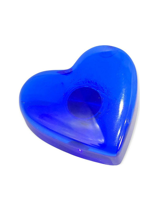 Italienisches Kristall Möbelknopf Gem 9102-000-ble Murano Kristall