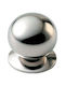 Πόμολο Viobrass 11-b Χρώμιο Ø20mm Inox Νίκελ Χρώμιο