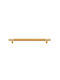 Zogometal 28 Brass Furniture Handle Matte Finish 320 Mm