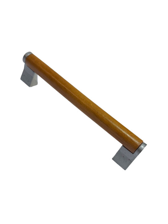 Mâner Italian din Lemn pentru Mobilier Eureka 11677-096-10c Dimensiune 9,6cm Zamak Lemn Mâner Italian din Lemn pentru Mobilier Eureka 11677-096-10c Dimensiune 9,6cm Zamak Lemn
