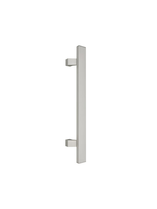 Front Door Handle Best 13c Slanted Anodized Aluminium Total Length 500mm