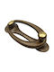 Front Door Knocker Italian Brass Mandelli 4939-brz1 Bronze Satin Dimensions 148×75×50 Mm
