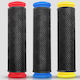 Rubber Non-Slip Bicycle Handlebar Grips 12.5cm 2pcs Sf020 Red Blue Yellow