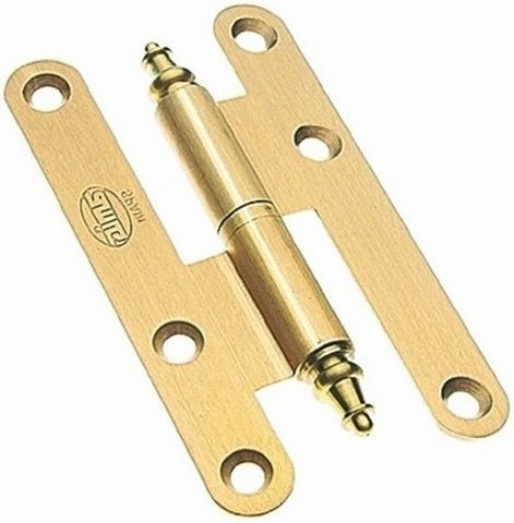 Διακοσμητικό Γαλλικό Ορειχάλκινο Ματ 95x52mm Αριστερό Amig 407