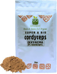 Extract de Ciupercă Cordyceps 8:1 Pulbere 30% Polizaharide 50g Green Bay Extract de Ciupercă Cordyceps 8:1 Pulbere 30% Polizaharide 50g Green Bay