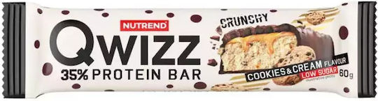 Nutrend Qwizz Блокчета с 35% Протеин & Вкус Бисквитки и крем 12x60гр