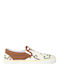 Women's Slip-On from Synthetic Leather White