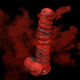 Kinksters Dildo Cu Scrotum Roșu