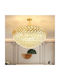 Chandelier with Crystals Gold 60cm PAN-27 GOLD