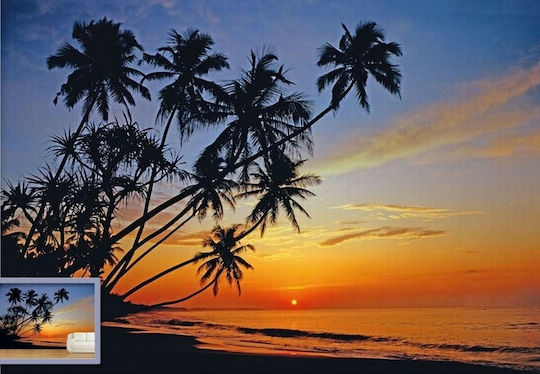 Φωτοταπετσαρία Τοίχου Tropical Sunset Βινυλίου 366x254cm
