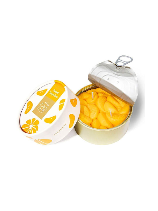 Aromatic Candle Peeled Tangerines 10x10x5.5cm Hand Plant-Based Candle