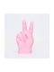 Peace Baby Hand 6x4x11cm Rosa Kerze Hand Pflanzliches Kerze