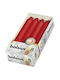 Bolsius Decorative Red Taper Candle