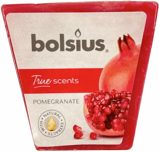 Lumânare Aromatică Votive Pătrată 47/47mm Bolsius Rodie