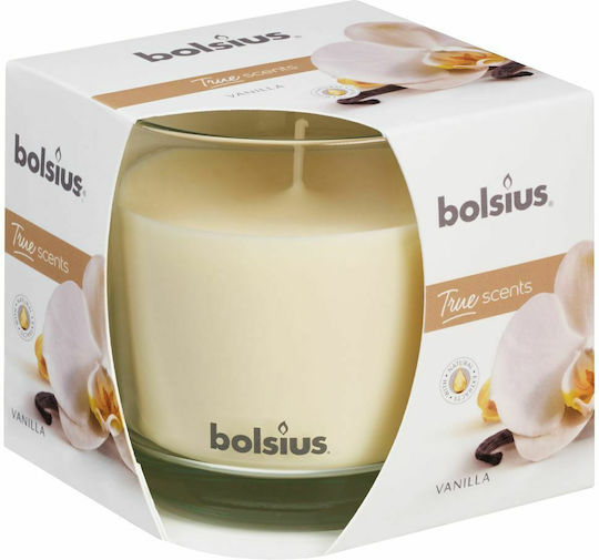 Aromatisches Kerze Glasgefäß 95/95 Bolsius Vanille