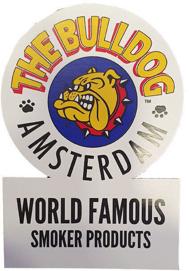 Bulldog Amsterdam Dekorative Magnete Weiß 9x13cm