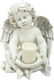 Electric Vigil Oil Lamp Subito Angelaki LED Seated Angel 17.7 X 17 X 13