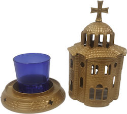 Church Vigil Oil Lamp Candle Cup Gold