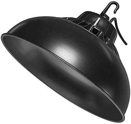 Ledvance Φωτιστικό Καμπάνα 200W Φυσικό Λευκό 20000lm με Ενσωματωμένο LED Μαύρο Ø40.2xΥ22.6cm