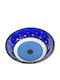 Dekorative Keramikschale Auge Blau 21cm