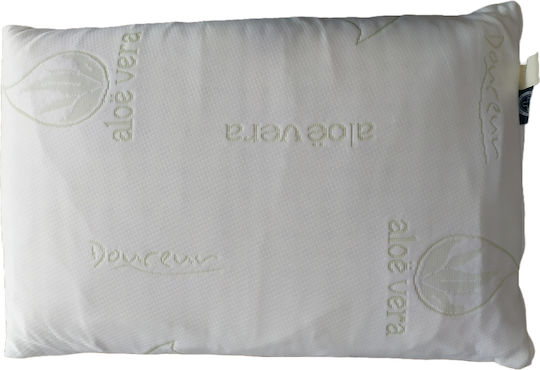 Μαξιλάρι Ύπνου Latex Douceur 40x70x12 Αφαιρούμενο Κάλυμμα Aloe Vera Μέτριο