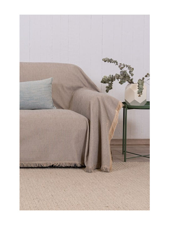 Naf Naf Highline Sofa Throw Chenille 180x250cm Gray 875-180 x 250