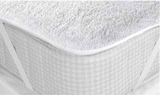 Sleepn'life Waterproof Mattress Cover Four Elastic Straps Super Double 160x200