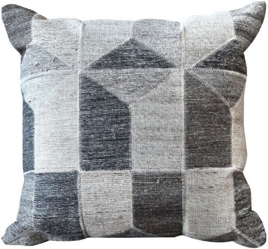 Μαξιλαρι Breda Pearl Grey 45x45 60% Βισκοζι 40% Μαλλι
