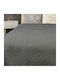 Homelevel Κουβερλί Υπέρδιπλο από Πολυεστέρα Gray 220x240cm