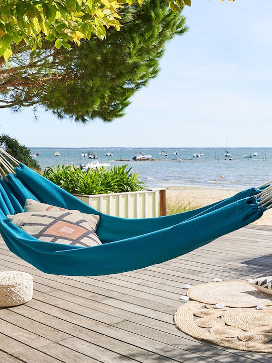 Hesperide Αιώρα Διπλή Υφασμάτινη Μπλε 307x150εκ.