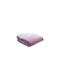 Κουβέρτα Υπέρδιπλη Βελουτέ Ζακάρ Anesis Lilac 220x240