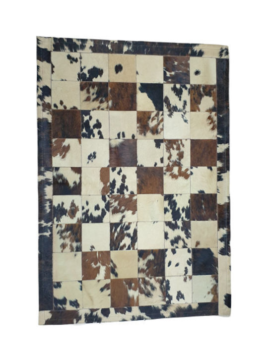 Χαλί Δερμάτινο Χειροποίητο Tapicap Skin 20 Beige Spots 140x200 Cm