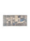 Pelziger Teppich Goldfarbenes 60x135 Graue Blaue Wohnzimmer Teppiche 5236359131852
