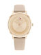 Tommy Hilfiger Women's Watch with Beige Leather Strap