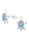 Callajewels Υποαλλεργικά Παιδικά Σκουλαρίκια Καρφωτά από Ασήμι