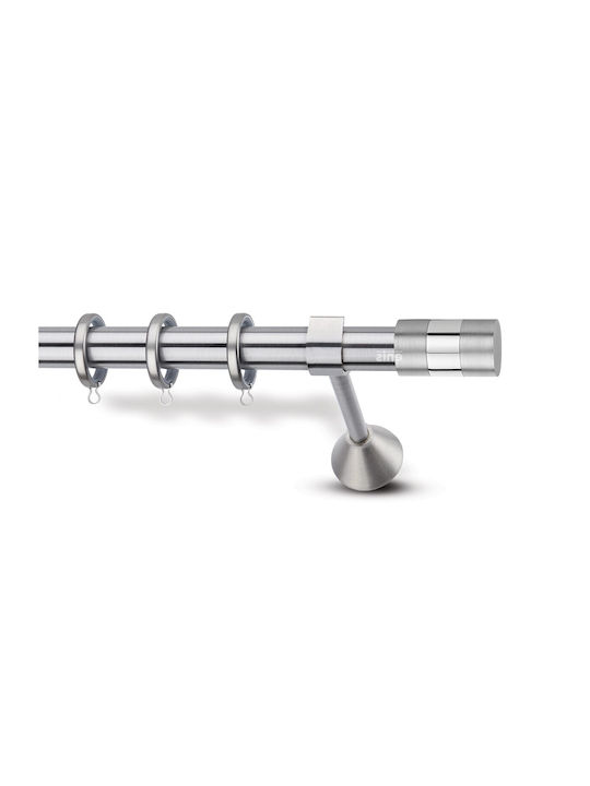 Metallic Curtain Pole Enis Monika Nickel Matte ...