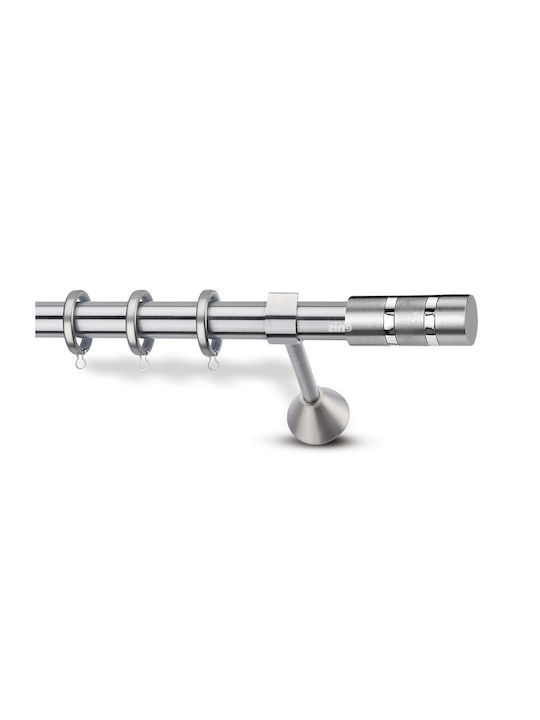 Metallic Curtain Pole Enis Spercheios Nickel Ma...