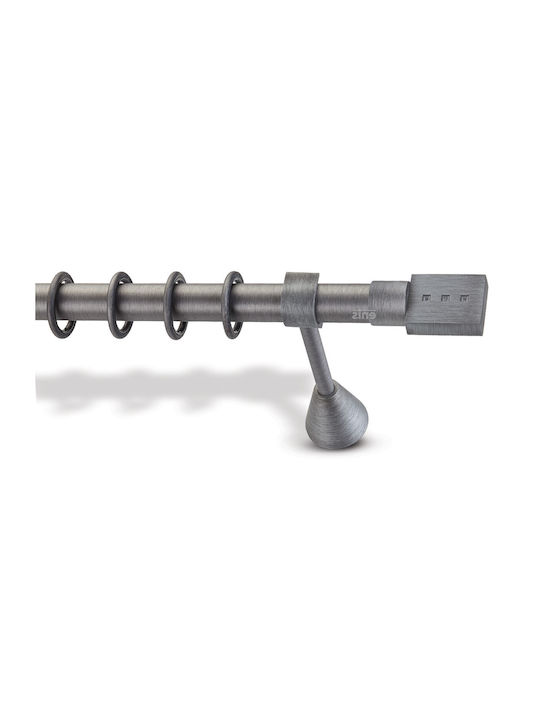 Metallic Curtain Pole Enis India Industrial 300cm Double Rail