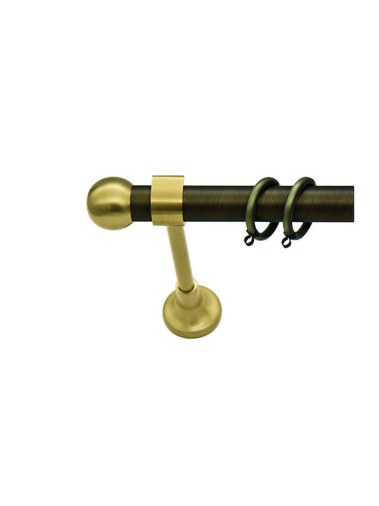 Kουρτινόξυλο Φ25 Nova Antic-Oro Mat Decorpat 1,50m