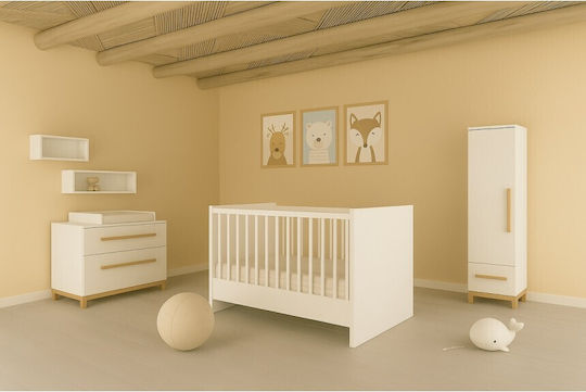 Asterias Bebe Mikonos Babybett Weiß