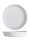 Prestige Plate Soup made of Porcelain White with Diameter 22cm 4pcs