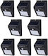 Set 8 Lămpi Solare 0.55W cu Senzor de Mișcare 12.4bucx95bucx47buccm