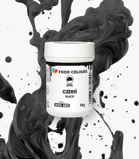 Food Colours Lebensmittelfarbe in Gel-Form Schwarz 1Stück 35gr