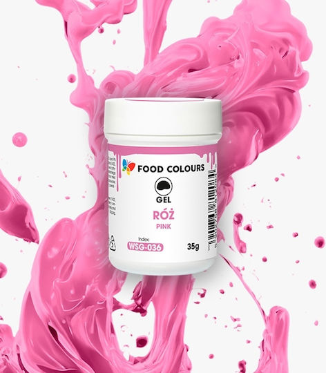 Food Colours Lebensmittelfarbe in Gel-Form Rosa 1Stück 35gr
