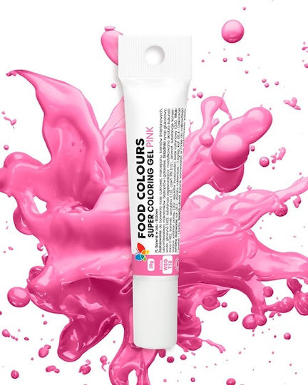 Food Colours Colorant pentru Cofetărie în Formă de Gel Roz 1buc 20gr Tub